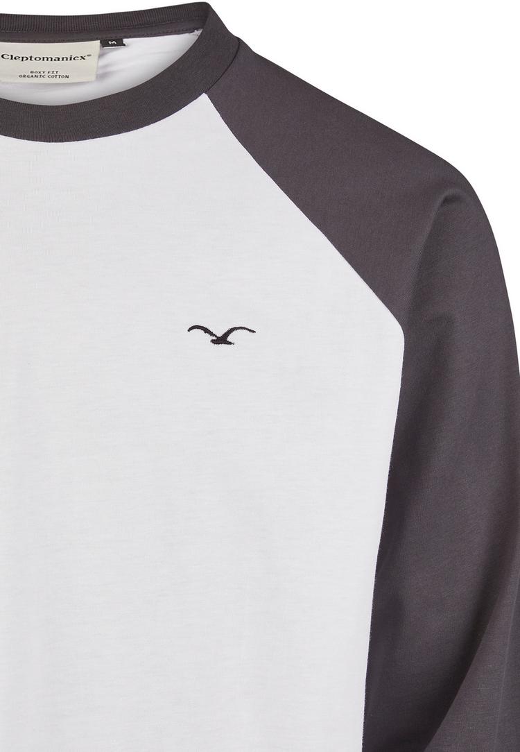 Cleptomanicx Cleptomanicx Longsleeve Ligull College Langarmshirt Herren - Blue Graphite - 2 | SportScheck