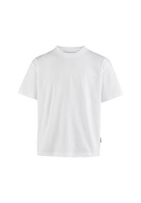 Cleptomanicx Boxy Tee Ligull Boxy Crop T-Shirt Herren - White