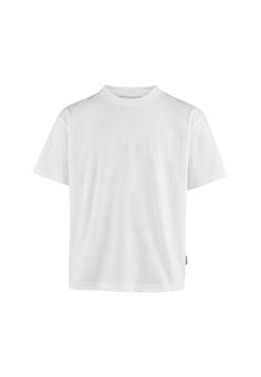 Cleptomanicx Boxy Tee Ligull Boxy Crop T-Shirt Herren White