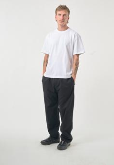 Rückansicht von Cleptomanicx Boxy Tee Ligull Boxy Crop T-Shirt Herren White