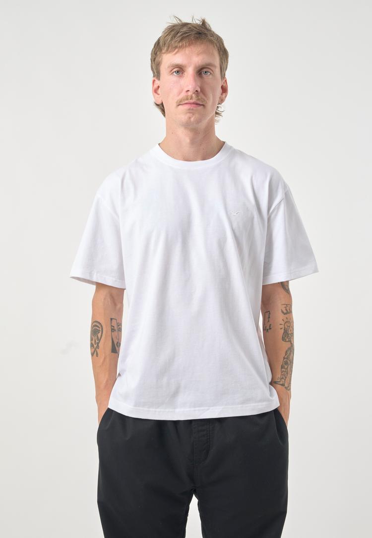 Cleptomanicx Cleptomanicx Boxy Tee Ligull Boxy Crop T-Shirt Herren - White - 1 | SportScheck
