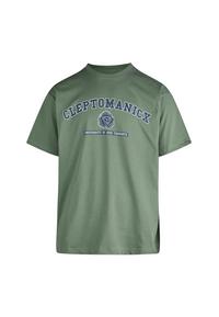 Cleptomanicx Classic Tee Uni Hands Printshirt Herren - Laurel Wreath