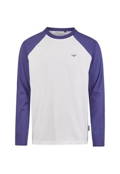 Cleptomanicx Longsleeve Ligull College Langarmshirt Herren Skipper Blue