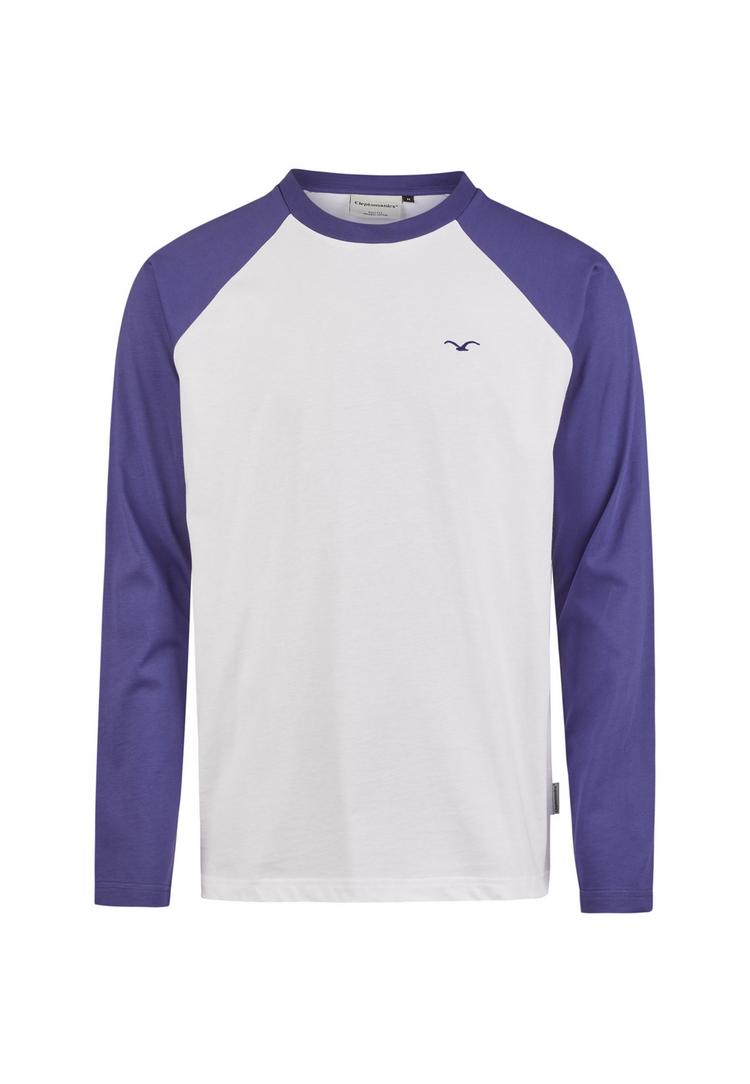 Cleptomanicx Cleptomanicx Longsleeve Ligull College Langarmshirt Herren - Skipper Blue - 0 | SportScheck