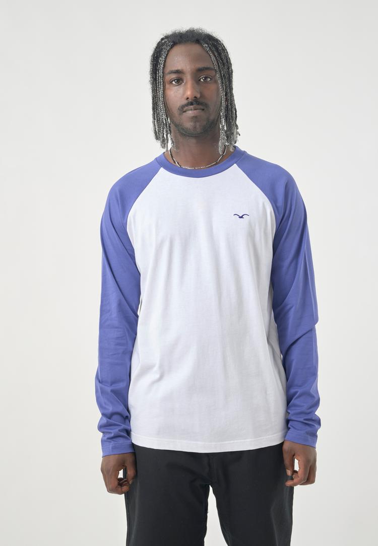 Cleptomanicx Cleptomanicx Longsleeve Ligull College Langarmshirt Herren - Skipper Blue - 1 | SportScheck