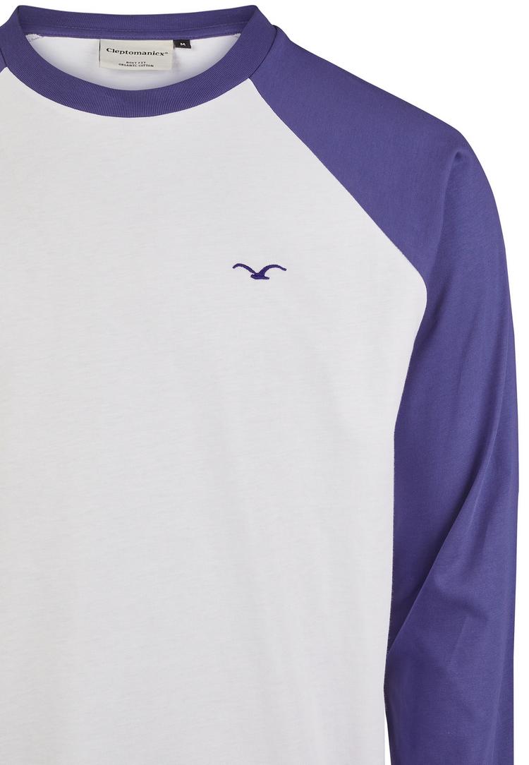 Cleptomanicx Cleptomanicx Longsleeve Ligull College Langarmshirt Herren - Skipper Blue - 2 | SportScheck