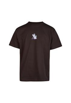 Cleptomanicx Classic Tee Old Thug Printshirt Herren Molé