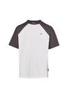 Cleptomanicx Boxy Tee Ligull College T-Shirt Herren - Blue Graphite