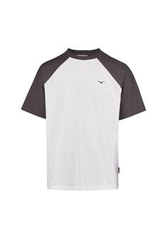 Cleptomanicx Boxy Tee Ligull College T-Shirt Herren Skipper Blue