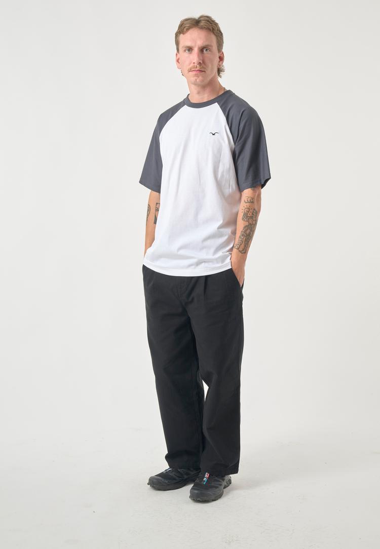 Cleptomanicx Cleptomanicx Boxy Tee Ligull College T-Shirt Herren - Blue Graphite - 2 | SportScheck