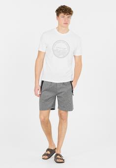 Rückansicht von Cruz Kanpur Shorts Herren 1011S Dark Grey Melange