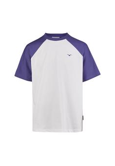 Cleptomanicx Boxy Tee Ligull College T-Shirt Herren Skipper Blue