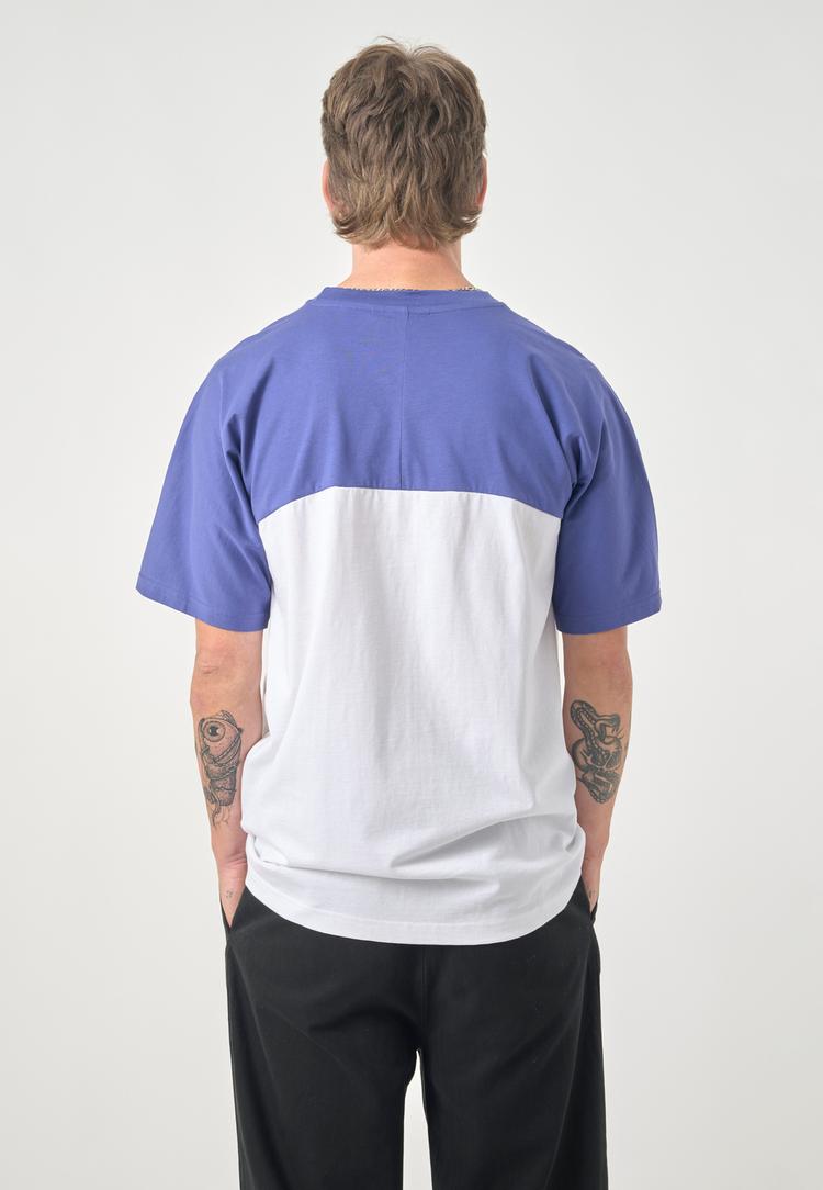 Cleptomanicx Cleptomanicx Boxy Tee Ligull College T-Shirt Herren - Skipper Blue - 2 | SportScheck