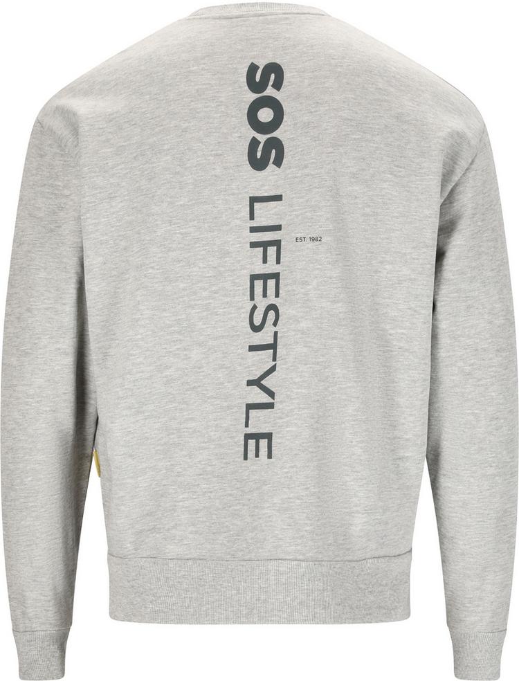 SOS SOS Bovec T-Shirt Herren - 1005 Light Grey Melange - 0 | SportScheck