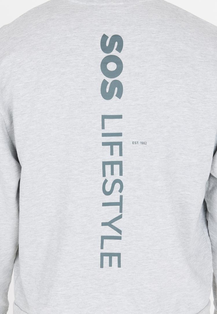 SOS SOS Bovec T-Shirt Herren - 1005 Light Grey Melange - 2 | SportScheck