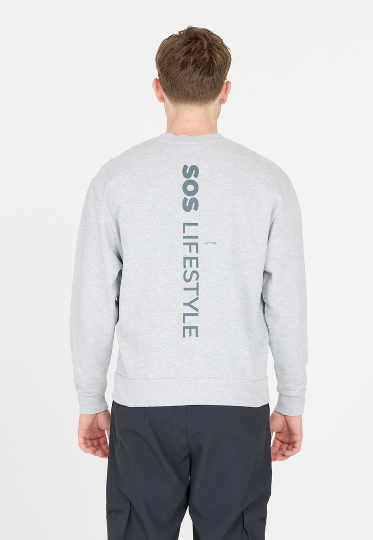 SOS SOS Bovec T-Shirt Herren - 1005 Light Grey Melange - 4 | SportScheck