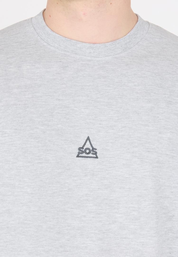 SOS SOS Bovec T-Shirt Herren - 1005 Light Grey Melange - 1 | SportScheck