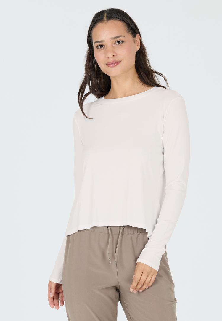 Athlecia Athlecia Mandes Langarmshirt Damen - 1002 White - 1 | SportScheck