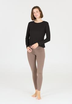 Rückansicht von Athlecia Mandes Langarmshirt Damen 1001 Black