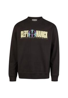 Cleptomanicx Classic Crewneck Gathering Sweatshirt Herren Black
