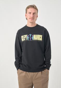 Rückansicht von Cleptomanicx Classic Crewneck Gathering Sweatshirt Herren Black