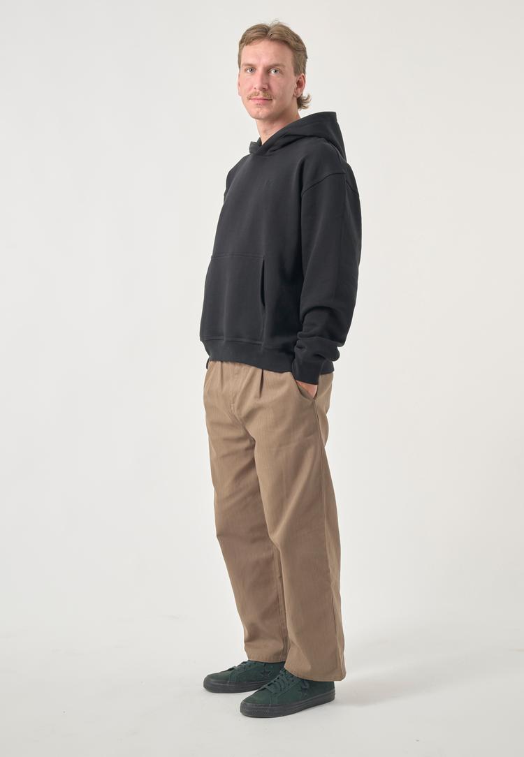 Cleptomanicx Cleptomanicx Boxy Hooded Ligull Boxy Crop Kapuzenshirt Herren - Black - 1 | SportScheck