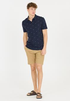 Rückansicht von Cruz Ashbur Poloshirt Herren 2002 Navy