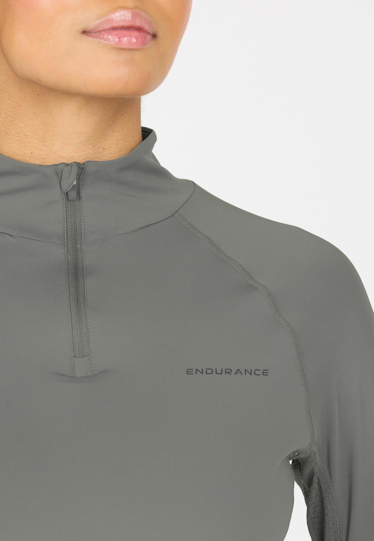 Endurance Endurance Chrissie Laufhoodie Damen - 3219 Sedona Sage - 1 | SportScheck