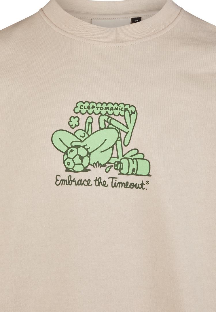 Cleptomanicx Cleptomanicx Embrace Football Longsweat Herren - Pumice Stone - 2 | SportScheck