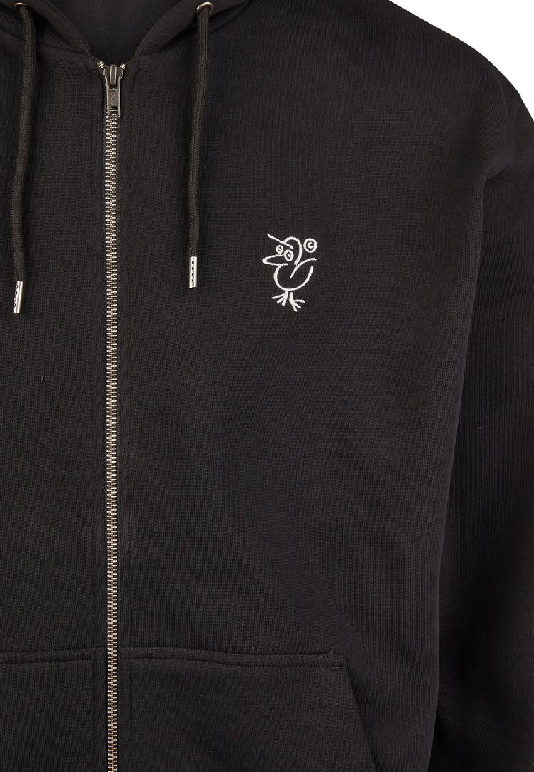 Cleptomanicx Cleptomanicx Sketchu Gull Zip Kapuzenshirt Herren - Black - 3 | SportScheck