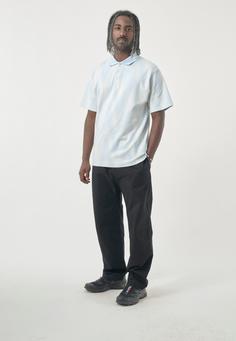 Rückansicht von Cleptomanicx Ziggy Poloshirt Herren Arctic Ice