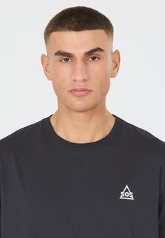 Rückansicht von SOS Mera T-Shirt Herren 2148 Blue Graphite