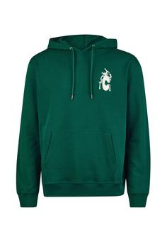 Cleptomanicx Collective Hoodie Herren Rain Forest