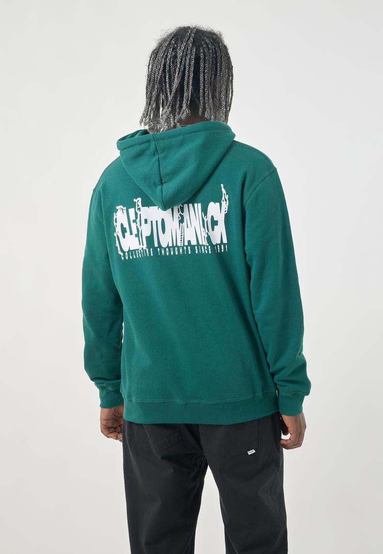 Cleptomanicx Cleptomanicx Collective Hoodie Herren - Rain Forest - 2 | SportScheck