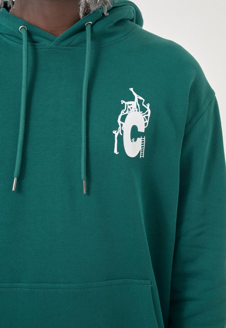 Cleptomanicx Cleptomanicx Collective Hoodie Herren - Rain Forest - 2 | SportScheck