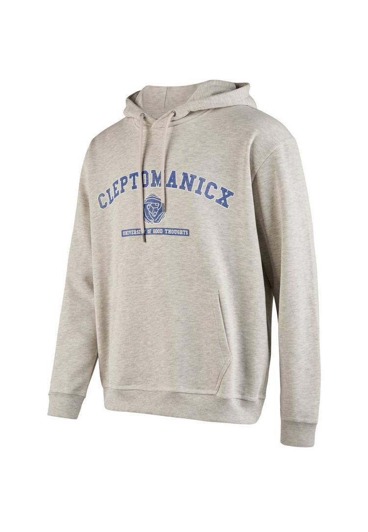 Cleptomanicx Cleptomanicx Classic Hooded Uni Hands Hoodie Herren - Light Heather Gray - 0 | SportScheck
