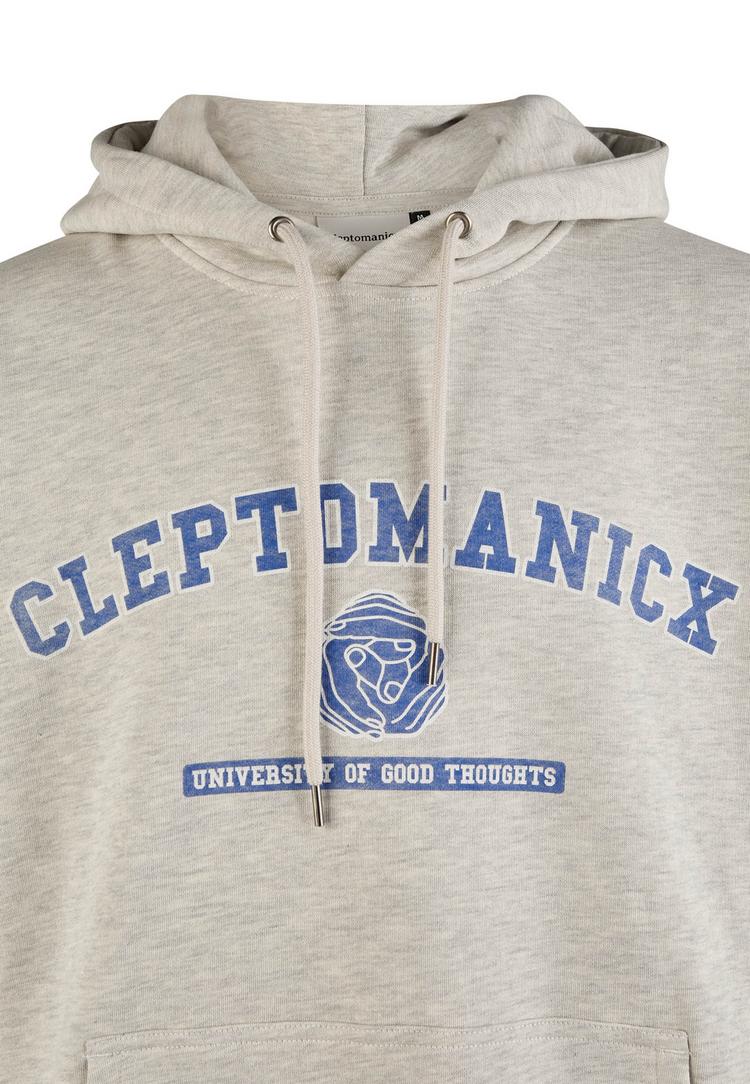Cleptomanicx Cleptomanicx Classic Hooded Uni Hands Hoodie Herren - Light Heather Gray - 3 | SportScheck
