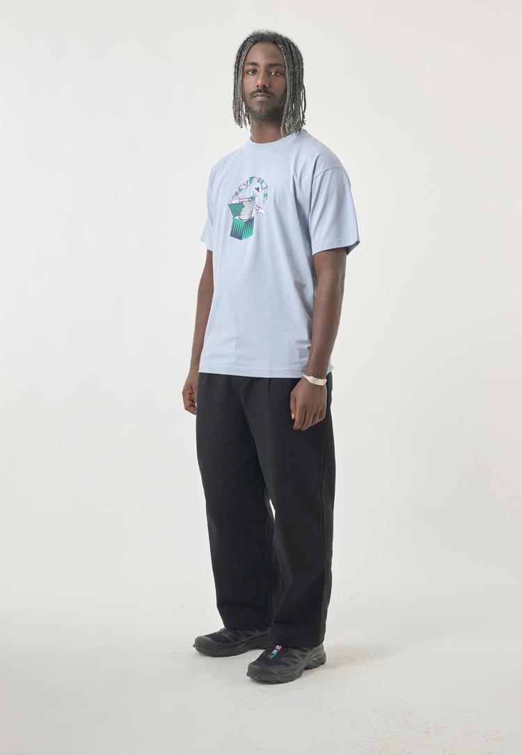 Cleptomanicx Cleptomanicx Classic Tee Surprise Printshirt Herren - Arctic Ice - 1 | SportScheck