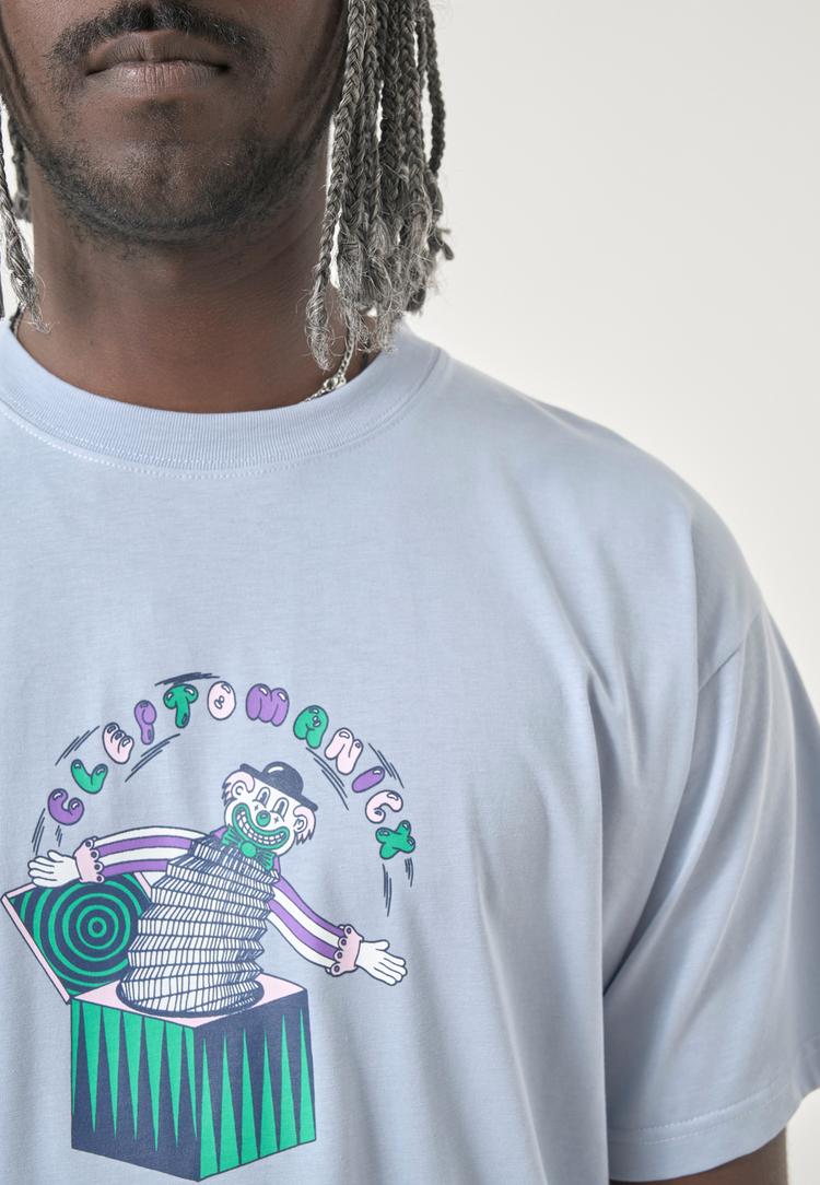 Cleptomanicx Cleptomanicx Classic Tee Surprise Printshirt Herren - Arctic Ice - 1 | SportScheck