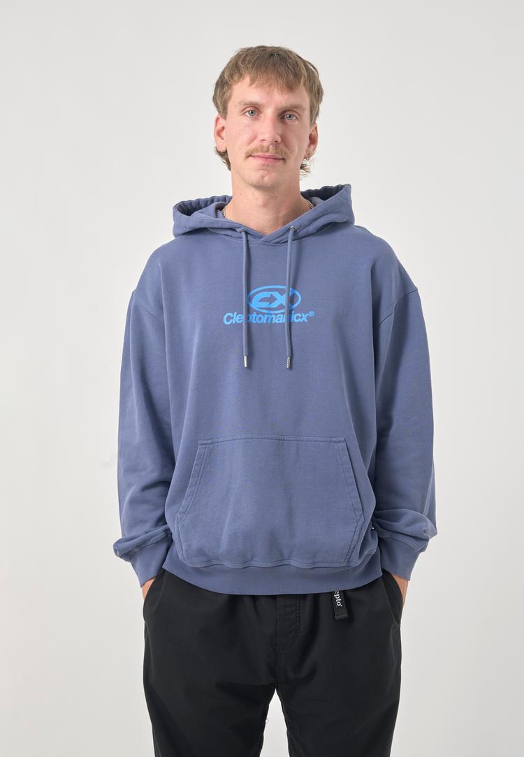 Cleptomanicx Cleptomanicx Classic Hooded Delivering Kapuzenshirt Herren - Nightshadow Blue - 1 | SportScheck