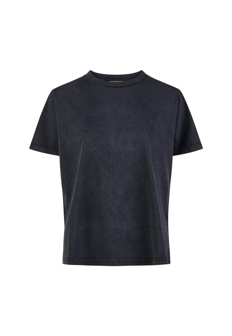 Cleptomanicx Cleptomanicx Basic Tee Ligull Washed T-Shirt Damen - Blue Graphite - 0 | SportScheck