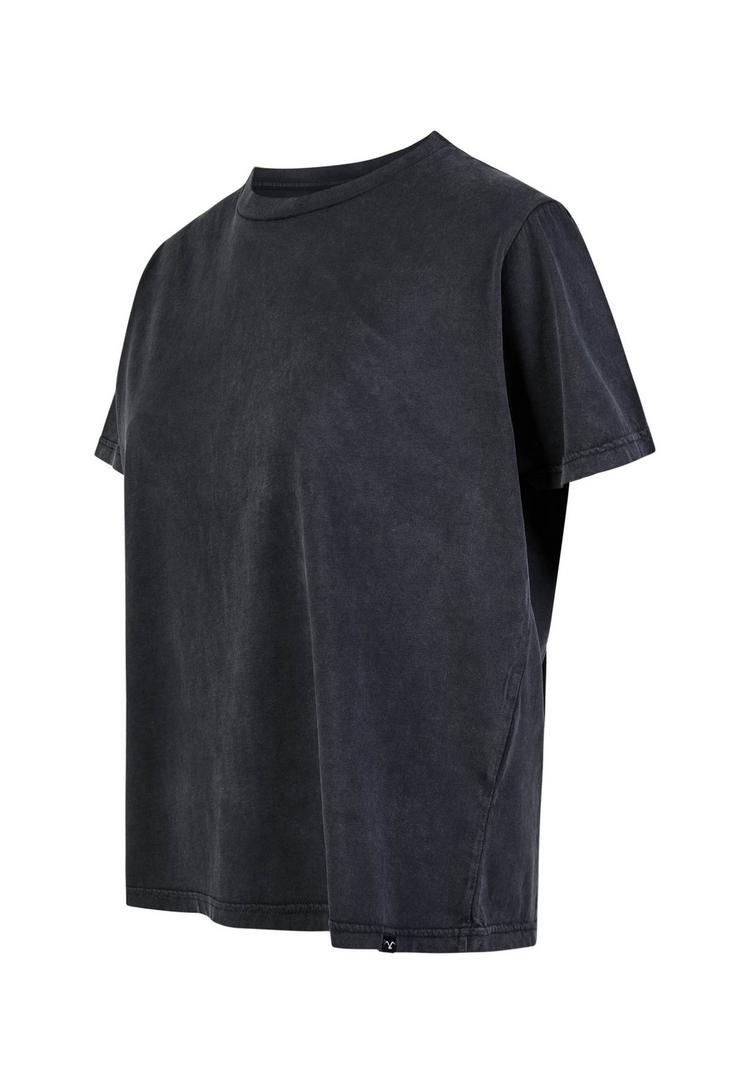 Cleptomanicx Cleptomanicx Basic Tee Ligull Washed T-Shirt Damen - Blue Graphite - 0 | SportScheck