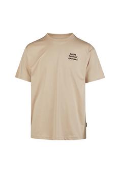 Cleptomanicx Classic Tee Form Follows Printshirt Herren Feather Gray