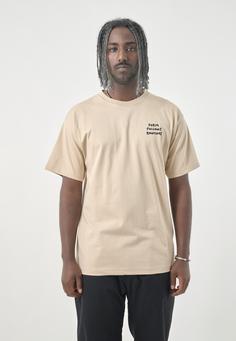 Rückansicht von Cleptomanicx Classic Tee Form Follows Printshirt Herren Feather Gray