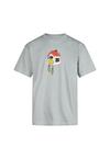 Cleptomanicx Classic Tee Cuckoo Printshirt Herren - Arctic Ice