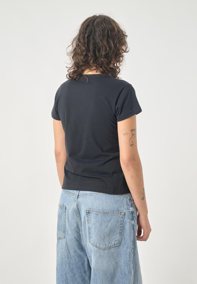 Cleptomanicx Cleptomanicx Slim Tee Ligull Slim T-Shirt Damen - Black - 2 | SportScheck