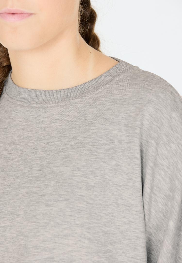 Les'Arcs Les'Arcs Clairen Sweatshirt Kinder - 1005 Light Grey Melange - 0 | SportScheck