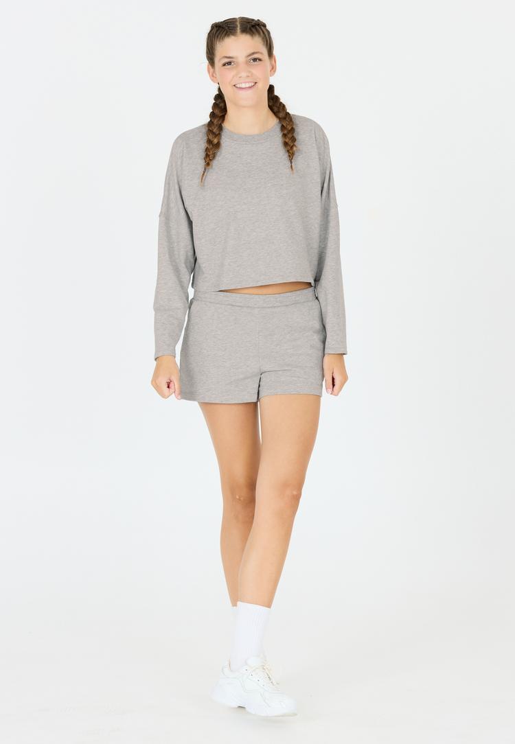 Les'Arcs Les'Arcs Clairen Sweatshirt Kinder - 1005 Light Grey Melange - 1 | SportScheck