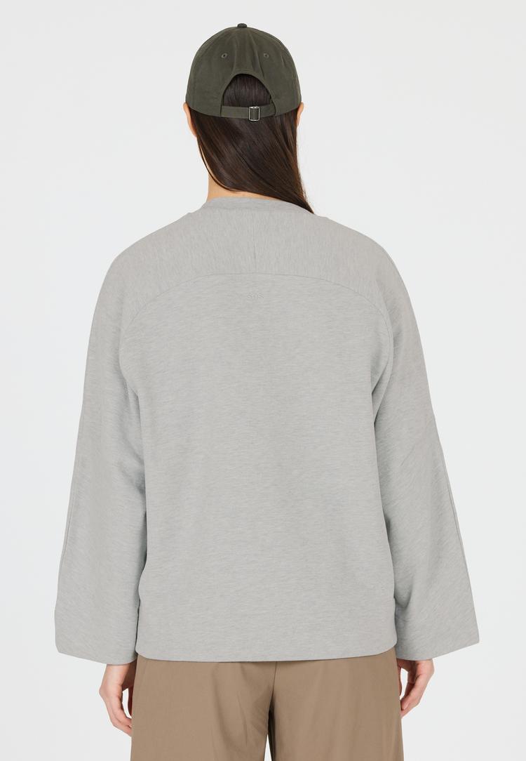 SOS SOS Ramiu T-Shirt Damen - 1005 Light Grey Melange - 4 | SportScheck