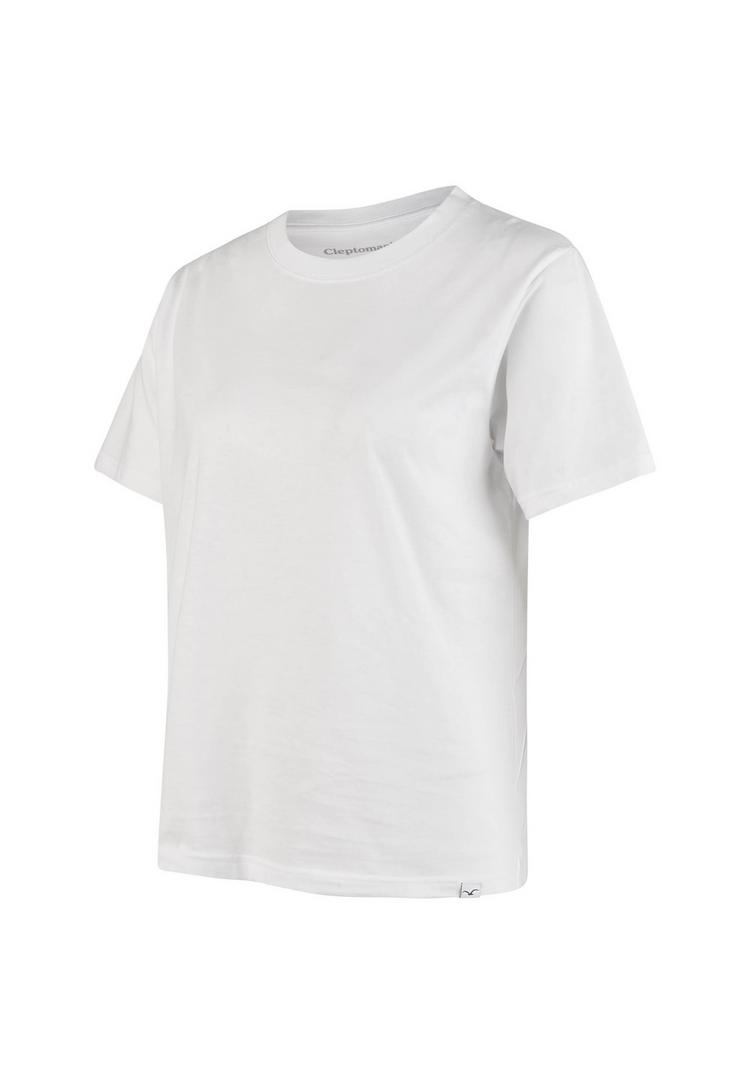 Cleptomanicx Cleptomanicx Basic Tee Ligull T-Shirt Damen - White - 0 | SportScheck